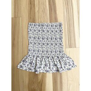 Missguided Rouched Floral Skirt US 6 EUC